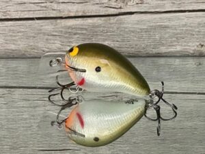 Black Label Balsa - Wreck Signature Series Crankbait - Foiled Olive Shad Color - Zoom WEC E-1