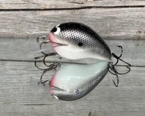 Black Label Balsa - Wreck - Balsa Squarebill - Tuxedo Color - Zoom WEC E-1