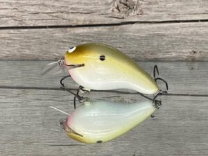 Black Label Balsa - Head Hunter - Custom Balsa Squarebill Crankbait - Morning Dawn Color - Zoom WEC E-2
