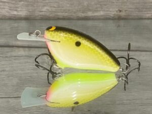 Black Label Balsa - Bacon - Balsa Crankbait - Bone Shad Color
