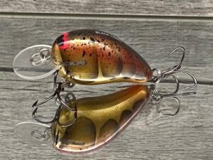 Black Label Balsa - Rumble - Custom Balsa Crankbait - Roadkill Craw Color