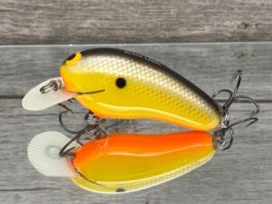 Black Label Balsa - Sandman - Custom Balsa Crankbait - Mellow Yellow Color - Zoom WEC Sand Flea