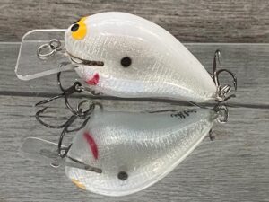 Black Label Balsa - Wreck Signature Series Crankbait - White Knight Color - Zoom WEC E-1