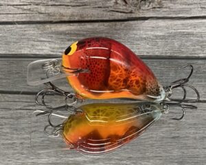 Black Label Balsa - Wreck Signature Series Crankbait - Blue Fire Claw Color - Zoom WEC E-1