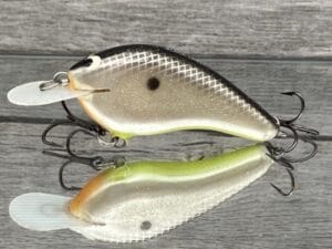 Black Label Balsa - Slim Series - Custom Balsa Crankbait - Hot Shad Color