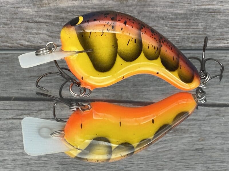 Black Label Balsa - Potbelly - Hybrid Squarebill Crankbait - Spring Craw Color