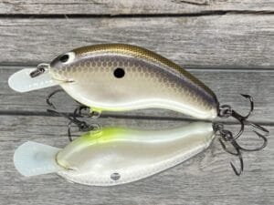 Greenfish Tackle - G-Flat Shallow - Custom Balsa Crankbait - PG Shad Color