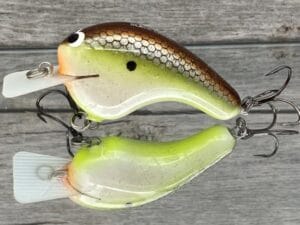 Black Label Balsa - Potbelly - Hybrid Squarebill Crankbait - Slick Color