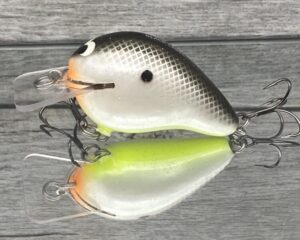 Black Label Balsa - Wreck - Balsa Squarebill - Hot Shad Color - Zoom WEC E-1