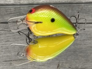 Black Label Balsa - Wreck - Balsa Squarebill - Chartreuse Classic Color - Zoom WEC E-1