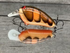Black Label Balsa - Peanut - Balsa Crankbait - Fall Craw Color - Zoom WEC Mutt