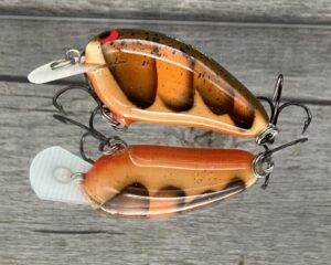 Black Label Balsa - Peanut - Balsa Crankbait - Fall Craw Color - Zoom WEC Mutt