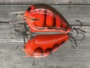 Black Label Balsa - Wreck Jr. - Custom Balsa Squarebill Crankbait - Delta Craw Color