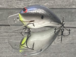 Black Label Balsa - Ricochet Jr. - Custom Balsa Crankbait - Neon Shad Color