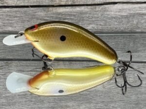 Greenfish Tackle - G-Flat Shallow - Custom Balsa Crankbait - High Rock Shad Color