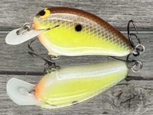 Black Label Balsa - Peanut - Balsa Crankbait - River Bream Color - Zoom WEC Mutt