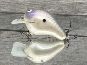 Black Label Balsa - CBS 1 - Balsa Squarebill Crankbait - Shimmer Shad Color - Bagley B1