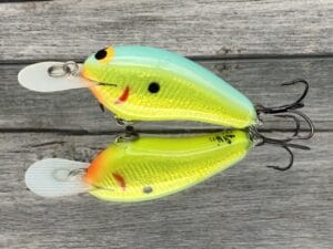 Black Label Balsa - Little Cliffie - Signature Series Crankbait - Foiled Dolphin Color