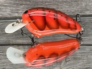 Black Label Balsa - Peanut - Balsa Crankbait - Delta Craw Color - Zoom WEC Mutt