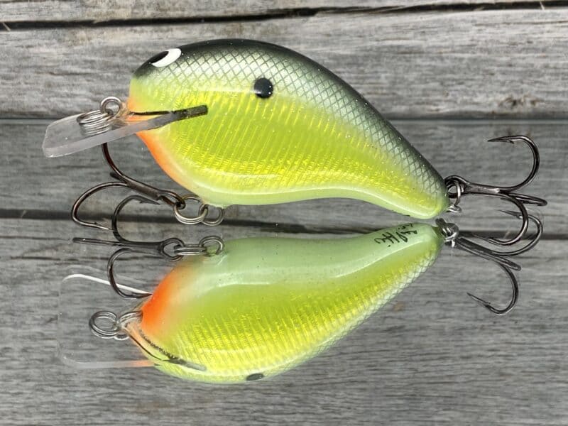 Black Label Balsa - Head Hunter - Signature Series Crankbait - Foiled Chartreuse Magic - Zoom WEC E-2