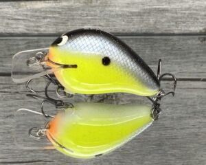 Black Label Balsa - Wreck - Balsa Squarebill - Chartreuse Magic Color - Zoom WEC E-1