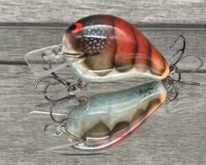 Black Label Balsa - Wreck Signature Series Crankbait - Cheyenne's Craw Color - Zoom WEC E-1
