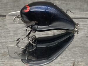 Black Label Balsa - Ricochet Jr. - Custom Balsa Crankbait - Lights Out Color