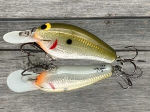 Black Label Balsa - Little Cliffie - Signature Series Crankbait - Foiled Olive Shad Color