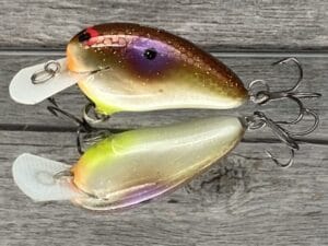 Black Label Balsa - Peanut - Balsa Crankbait - High Rock Shad Color - Zoom WEC Mutt