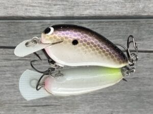 Black Label Balsa - Peanut - Balsa Crankbait - Triple Threat Shad Color - Zoom WEC Mutt