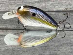 Black Label Balsa - Peanut - Signature Series Crankbait - Foiled Threadfin Shad Color - Zoom WEC Mutt