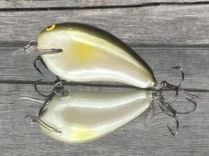 Black Label Balsa - Ricochet - Custom Balsa Crankbait - Pearl Ayu Color
