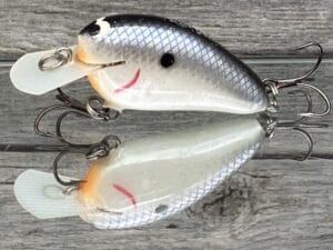 Black Label Balsa - Peanut - Balsa Crankbait - Electric Shad Color - Zoom WEC Mutt