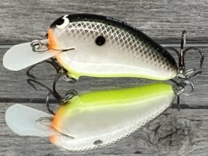 Black Label Balsa - Peanut - Balsa Crankbait - Hot Shad Color - Zoom WEC Mutt