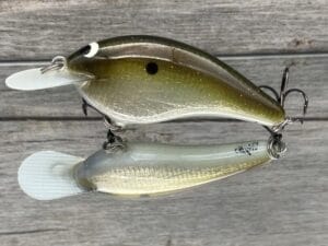 Black Label Balsa - Slim Signature Series Balsa Crankbait - Foiled Sexy Green Gizzard Foil Color