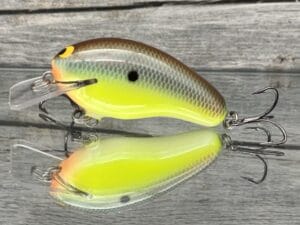 Black Label Balsa - Prowler - Custom Balsa Squarebill Crankbait - River Bream Color