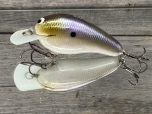 Black Label Balsa - Wobbler - Custom Balsa Crankbait - American Shad Color