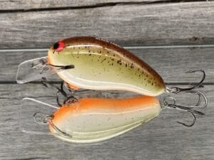 Black Label Balsa - Prowler - Custom Balsa Squarebill Crankbait - Root Beer Color