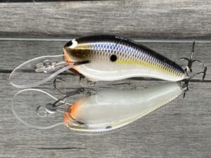 Black Label Balsa - K II - Custom Balsa Crankbait - Threadfin Shad Pearl Color