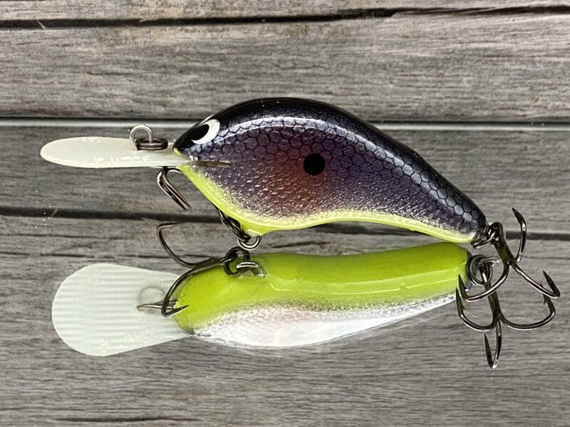 Greenfish Tackle - Small G - Custom Balsa Crankbait - Blush Shad Color