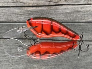 Black Label Balsa - K II - Custom Balsa Crankbait - Delta Craw Color