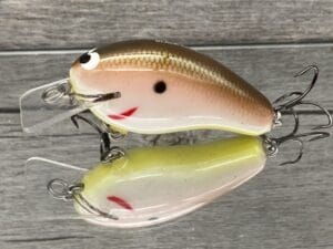 Black Label Balsa - Prowler - Custom Balsa Squarebill Crankbait - Tomato Shad Color