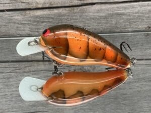 Black Label Balsa - Wobbler - Custom Balsa Crankbait - Fall Craw Color