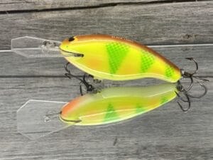 Black Label Balsa - Tapout - Custom Balsa Crankbait - Pineapple Color