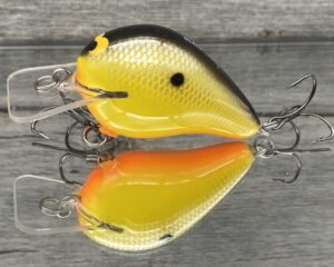 Black Label Balsa - Wreck - Balsa Squarebill - Mellow Yellow Color - Zoom WEC E-1