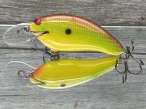 Black Label Balsa - Razor - Balsa Crankbait - Chartreuse Classic Color