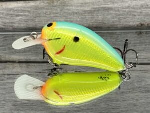Black Label Balsa - Peanut - Signature Series Crankbait - Foiled Dolphin Color - Zoom WEC Mutt