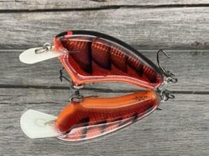 Black Label Balsa - Hickster - Signature Series Crankbait - Foiled Red Craw Color
