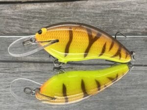 Black Label Balsa - Razor - Balsa Crankbait - Spring Tiger Color