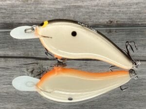 Black Label Balsa - Slim Series - Custom Balsa Crankbait - Bone Khaki Color